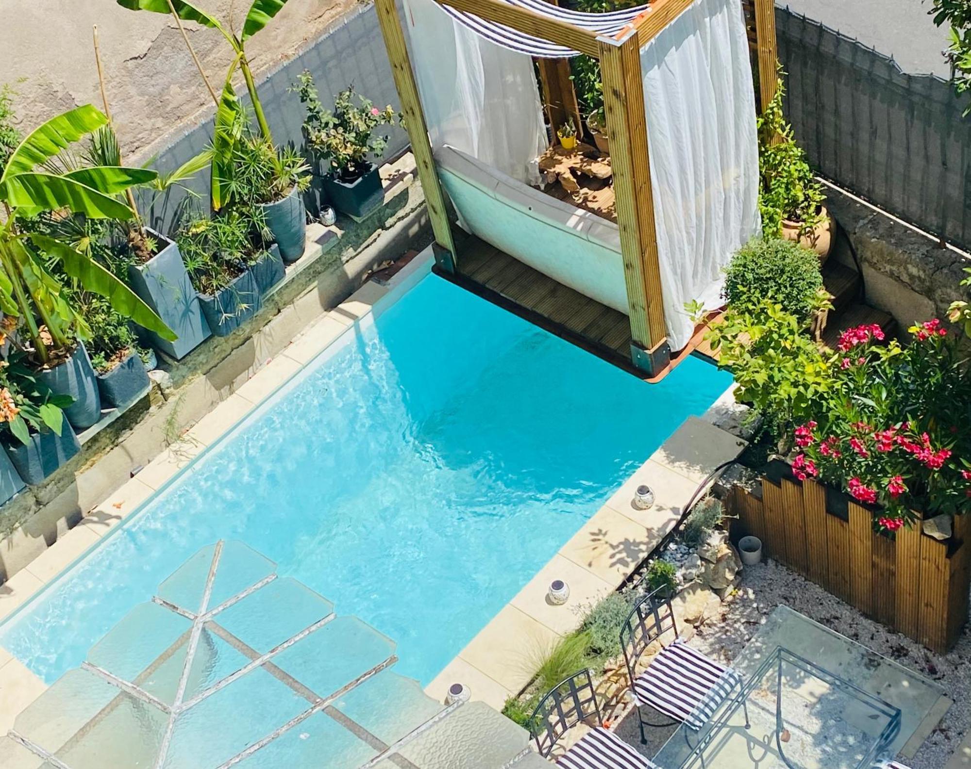 Hotel Le Jardin à Aspiran Extérieur photo